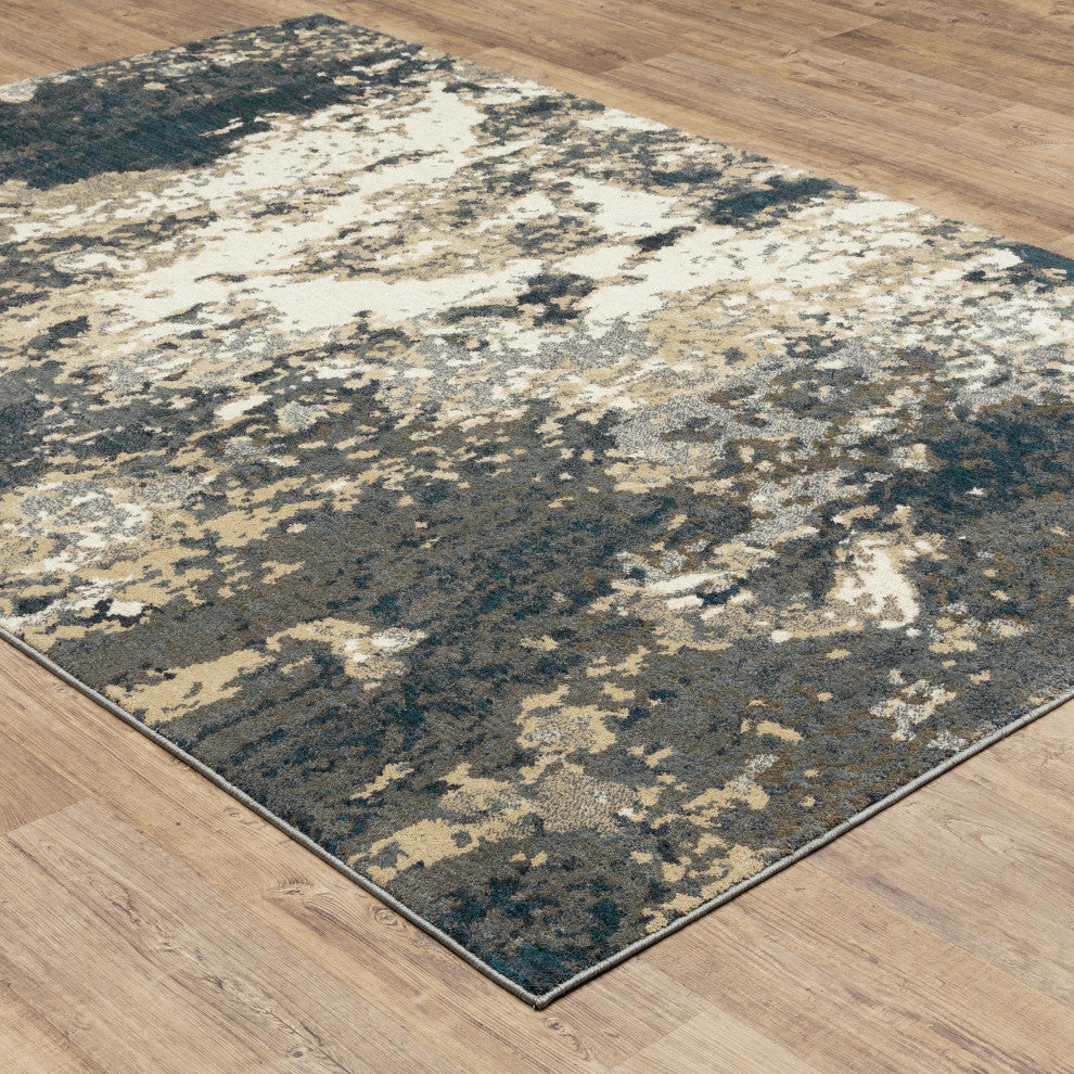 Oriental Weavers Fiona Indoor Rug Blue/ Beige 6'7" X 9'2"