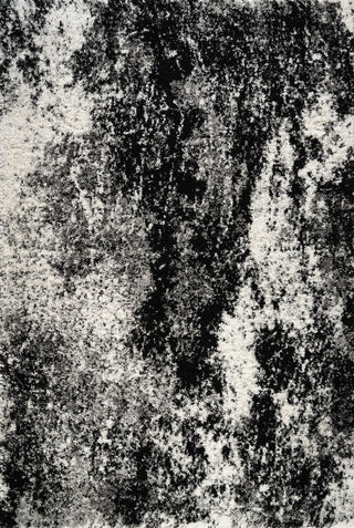 Shag Ridley Gray/Black Rug, Gray, 6'6"x9'6"