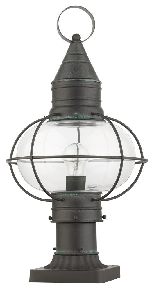 Charcoal Nautical, Farmhouse, Bohemian, Colonial, Outdoor Post Top Lantern