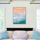 Ocean Shore Art Wooden Wall Art, Oversized 48x36