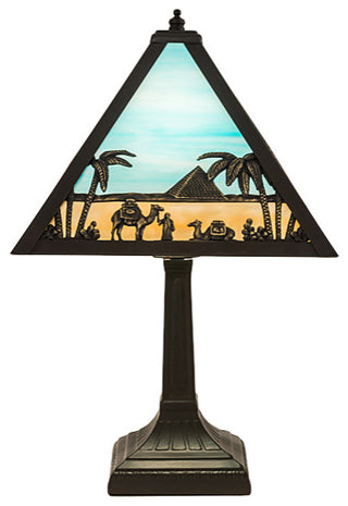 16H Camel Mission Table Lamp