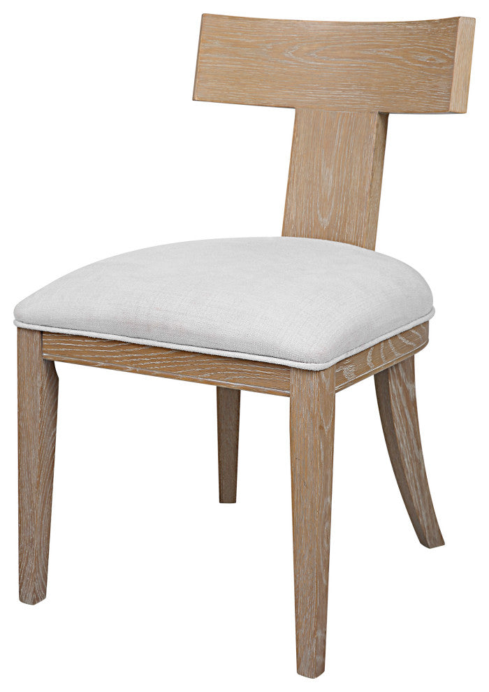 Idris Armless Chair Natural