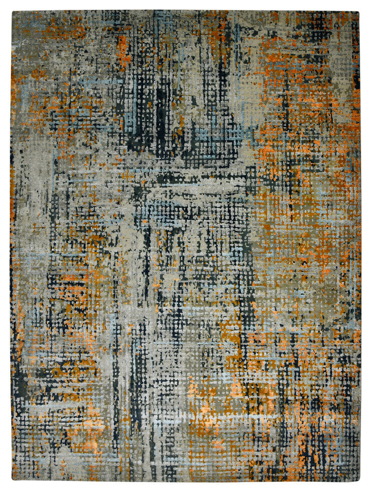 Serena Garland Area Rug, Orange, 9' x 12', Abstract