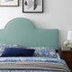 Headboard, Twin Size, Velvet, Blue, Modern Contemporary, Bedroom Master Suite