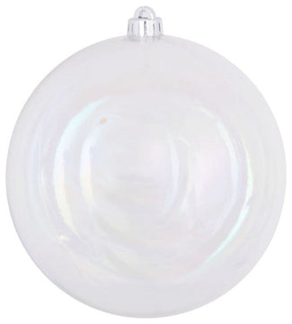 Vickerman N593000D 12" Clear iridescent Ball Ornament