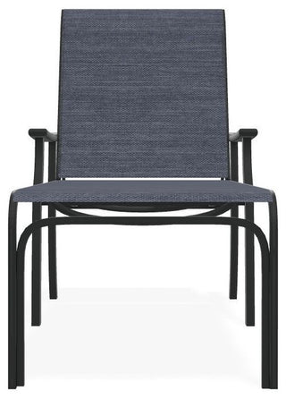St. Catherine Sling 4-Position Outdoor Chaise Lounge, Augustine Denim/Graphite