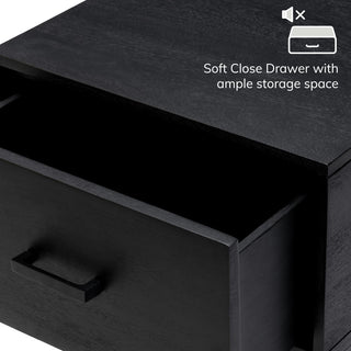 Eden Night Stand Table, Black