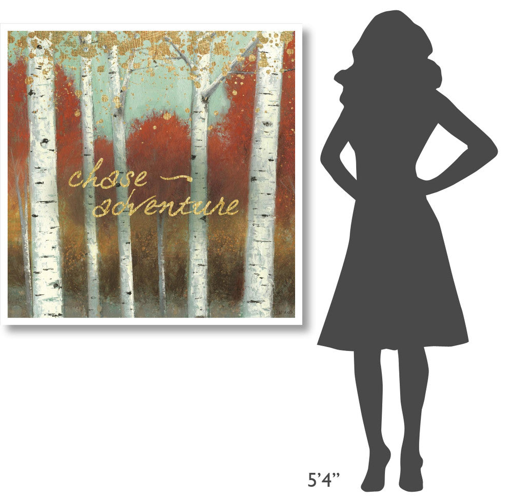 "Fall Promenade II" Digital Paper Print by James Wiens, 42"x42"