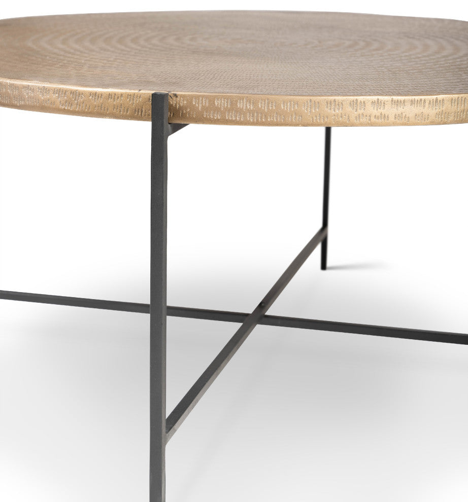 Elements Navi Coffee Table Antique Brass