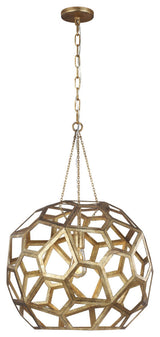 1-Light Large Pendant, Antique Gild