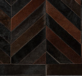 Cowhide Patchwork Rug, Apollo, Cassiterite, 5'x8'