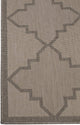 Outdoor Collection Trellis Diamond Rug Geometric Rug, Dove, 5'3"x7'6"