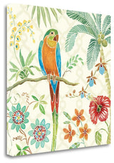 "Tropical Paradise IV" By Daphne Brissonnet, Giclee Print on Gallery Wrap Canvas