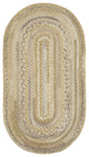 Harborview Braided Oval Rug, Natural, 5'x8'