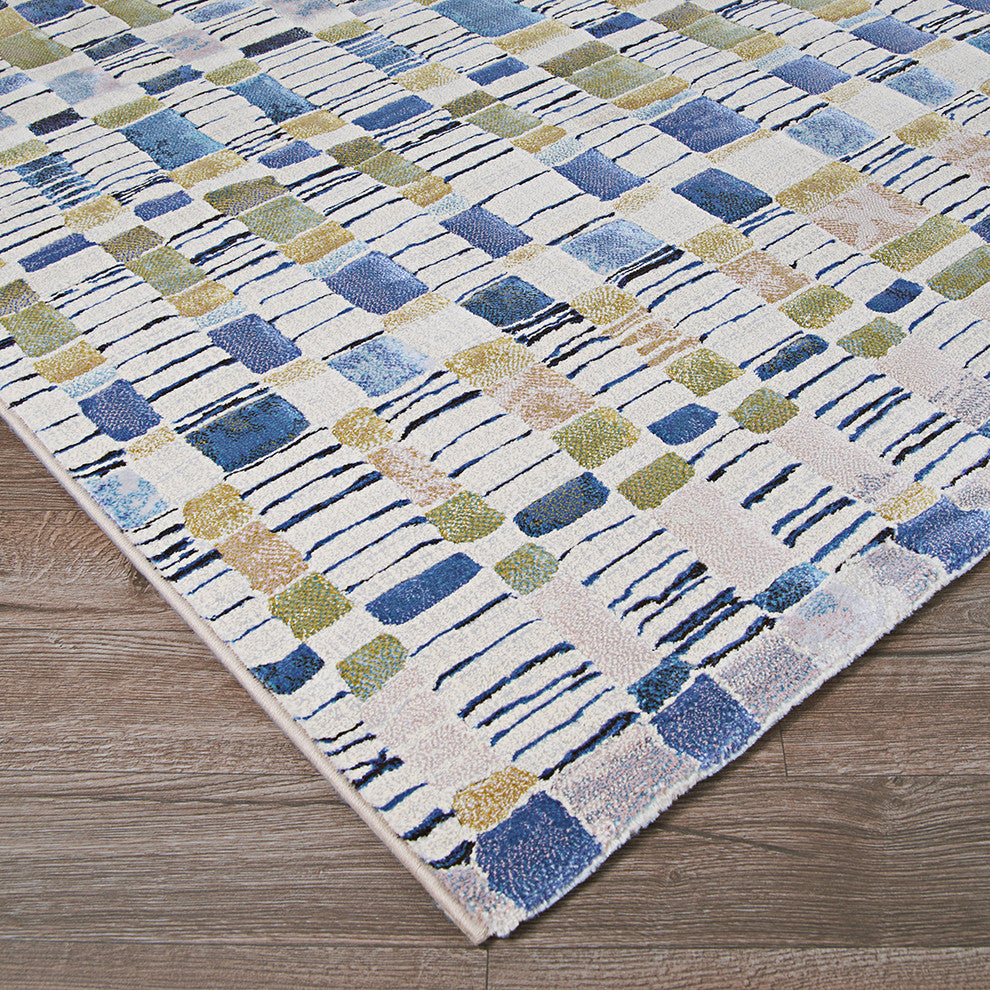 Couristan Easton Surrey Area Rug, Bone-Multi, 5''3"x7''6"