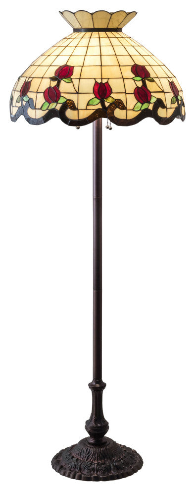 62 High Roseborder Floor Lamp