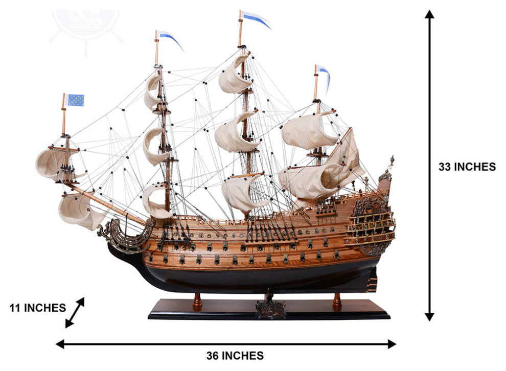 Solei Royal Museum-quality Fully Assembled Wooden Model Ship