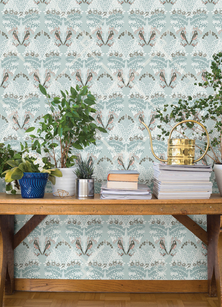 Blue Multi Otis Peel & Stick Wallpaper