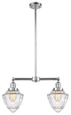 Innovations 209-PC-G664-7 2 Light 24" Island Light, Polished Chrome