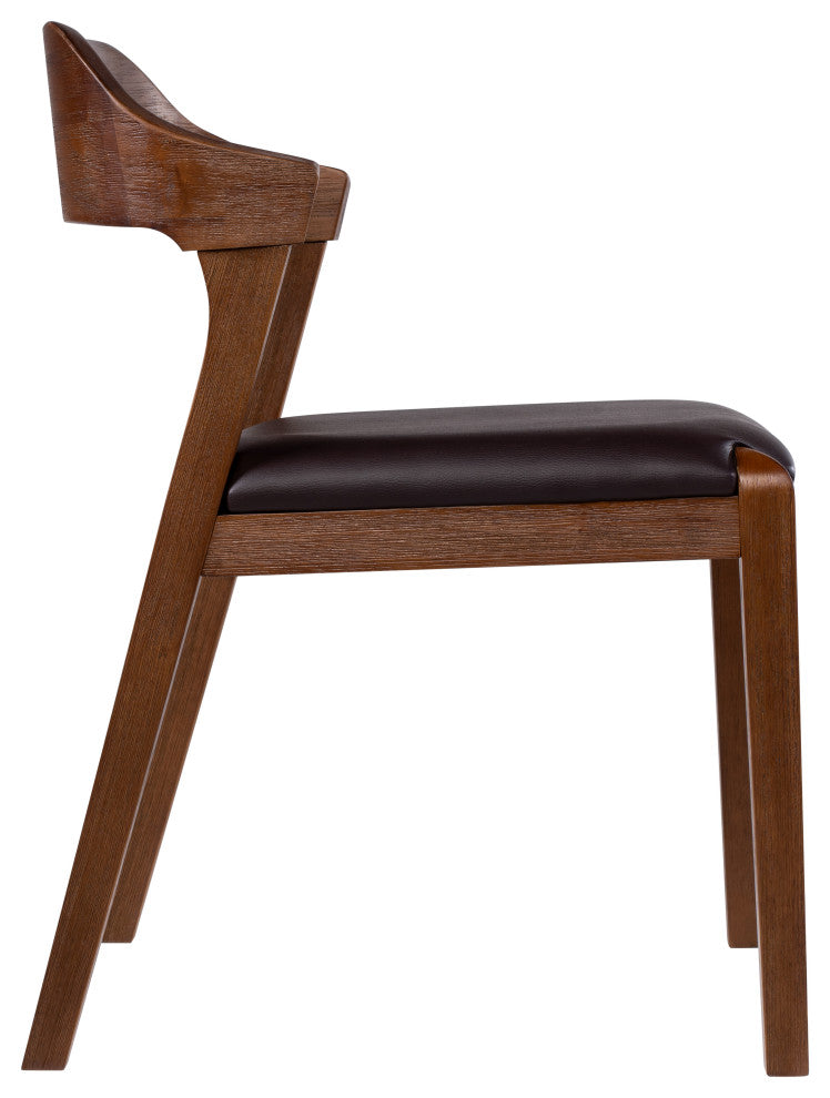 Rasmus Dining Chair, Chestnut Wire-Brush, Set of 2