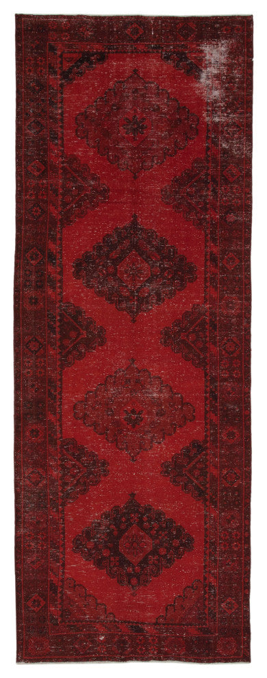Rug N Carpet - Handmade Oriental 4' 7" x 12' 10" One-of-a-Kind Runner Rug