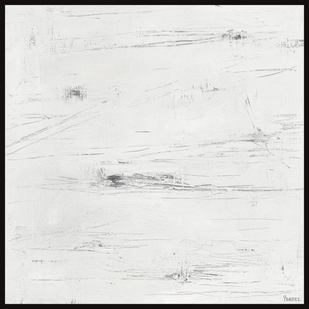 "Single Passage" Floater Framed Painting Print on Canvas, 48x48
