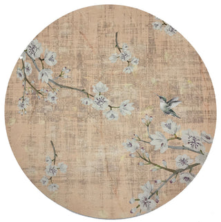Blossom Fantasia Romance 16" Round Pebble Placemat, Set of 4