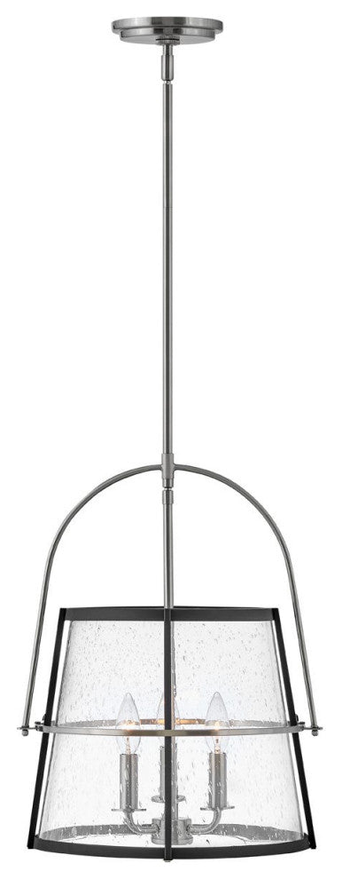 Hinkley Tournon Medium Pendant, Brushed Nickel