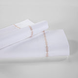 350TC Laurel Embroidered Border Sheet Set, 4 Piece, Blush, Twin