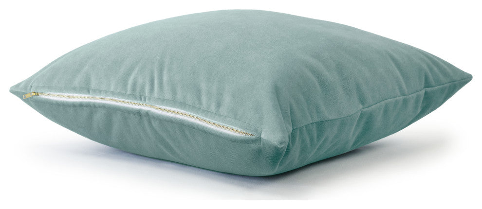 Heron Velvet Cushion Cover, 20" X 20"