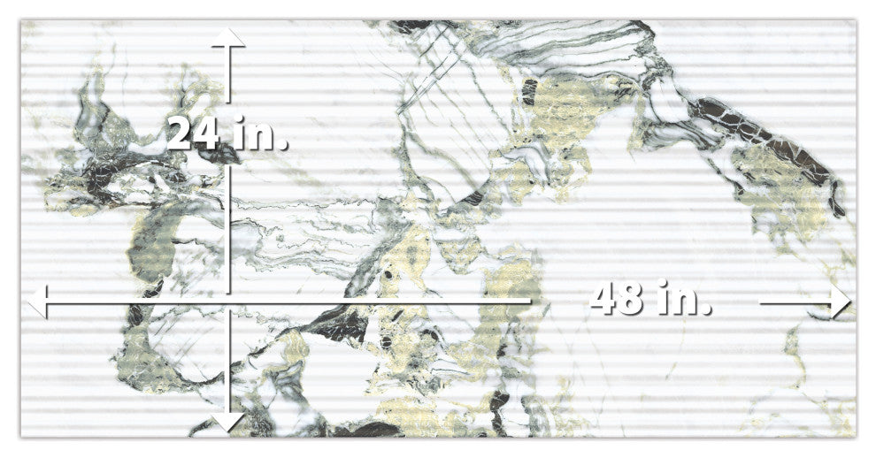 Touche Pleated Deco Jade Porcelain Floor/Wall Tile