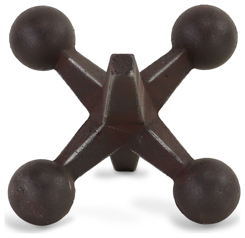 Cast Iron Jack Decor, Black
