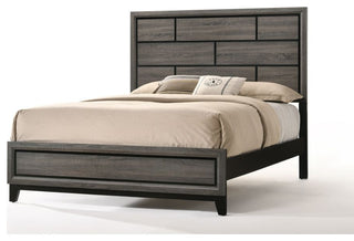 Acme Valdemar Queen Bed Weathered Gray
