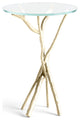 Brindille Accent Table, Modern Brass Finish