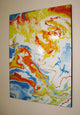 Modern Abstract Resin Coated Limited Edition Canvas Painting 48 x 36  ELOISExxx