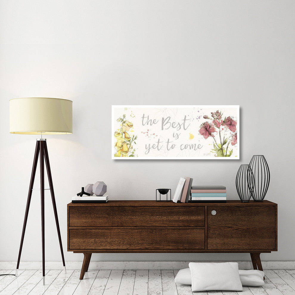 "Floral Splash VI" Digital Paper Print by Katie Pertiet, 52"x22"