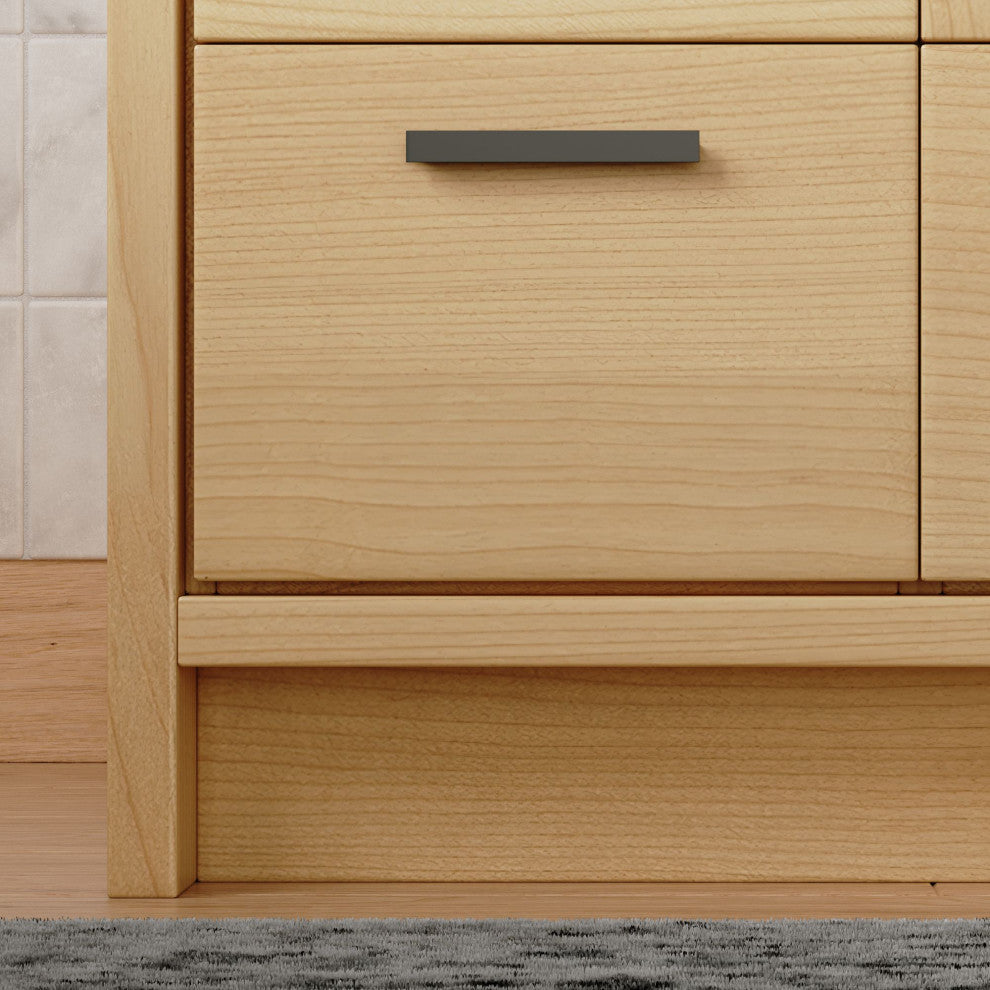 The Sacha Bathroom Vanity, Maple, 36", Single Sink, Freestanding