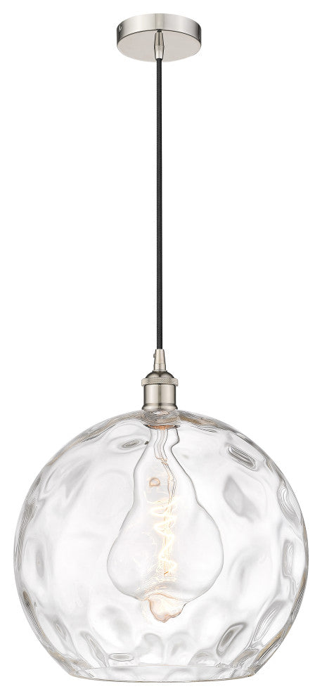 Innovations 616-1P-PN-G1215-14-LED 1-Light Pendant, Polished Nickel