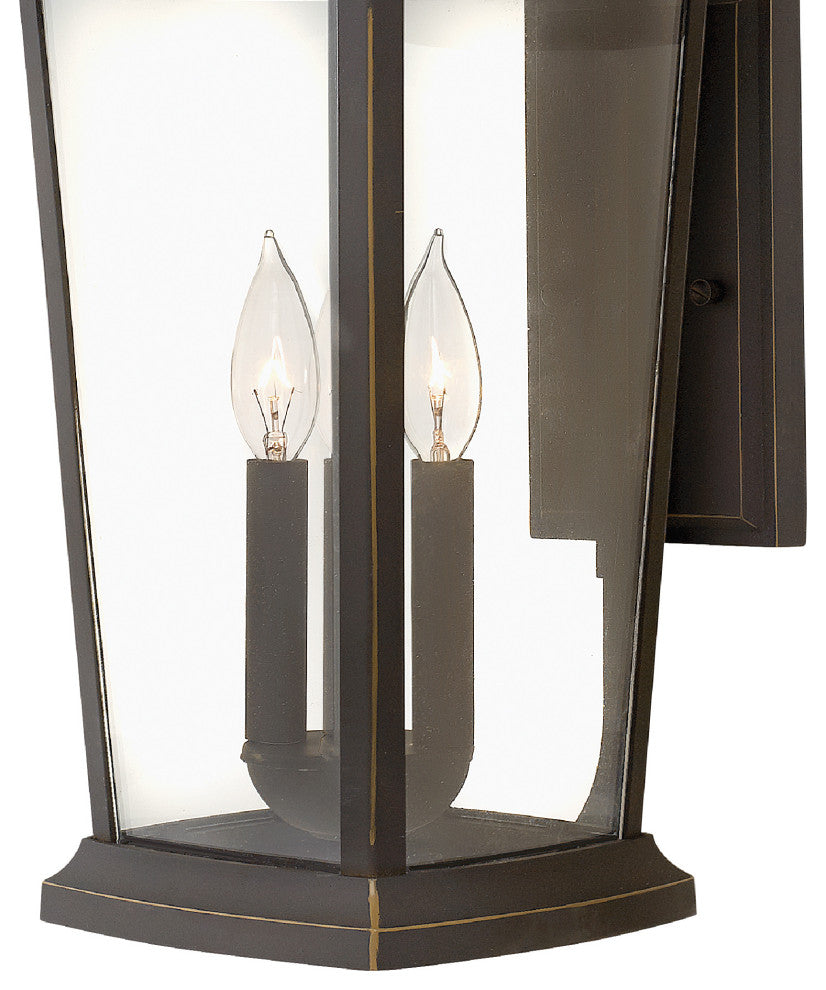 Hinkley Bromley Large Wall Mount Lantern, Oil Rubbed Bronze