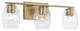 Capital Lighting, 145331AD-525, 24"Wx8"H 3-Light Vanity