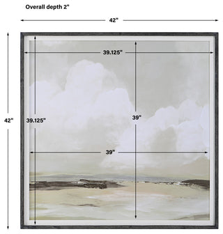 Uttermost 41443 Soft Clouds Framed Print