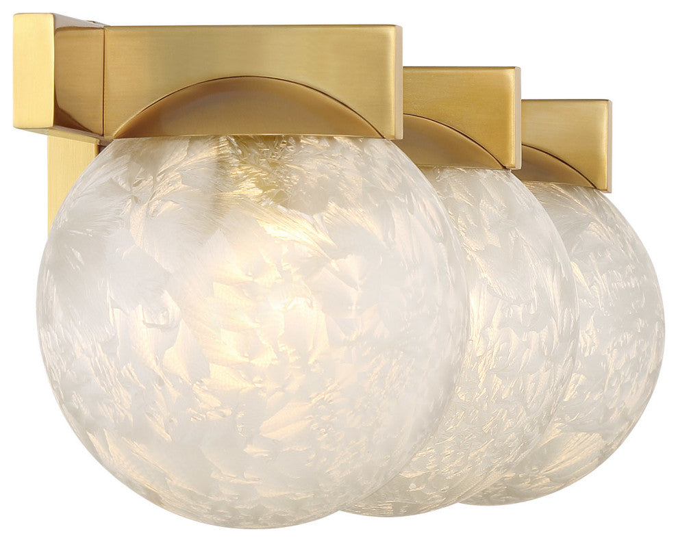 Savoy House 8-1017-3 Darien 3 Light 25"W Vanity Light - Warm Brass