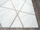 Abani Luna LUN150A Contemporary Marble Gold Lines Area Rug