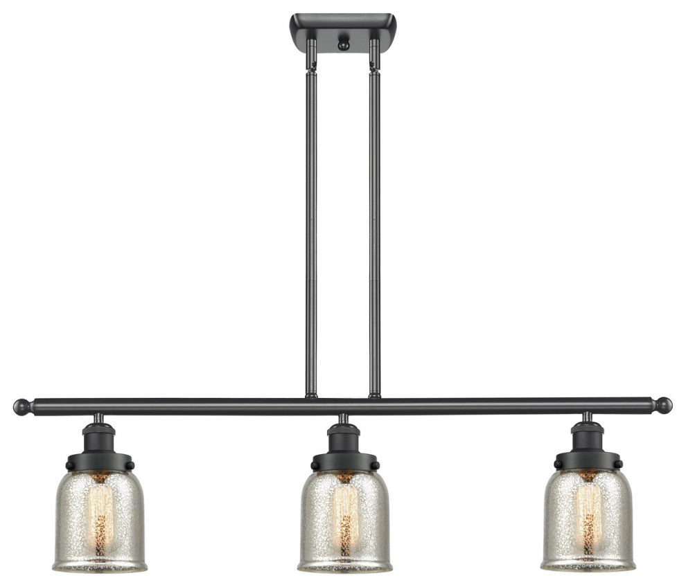 Innovations 916-3I-BK-G58-LED 3-Light Island Light, Matte Black