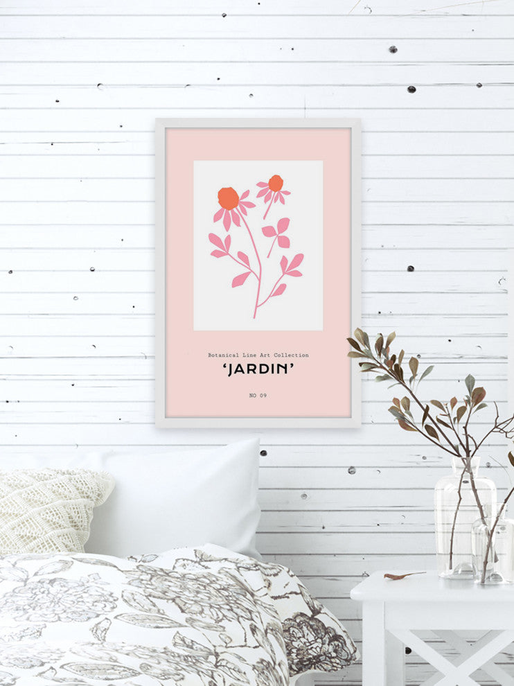 "Jardin No 09 Collection" Framed Painting Print, 12x18