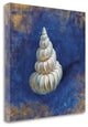 "Treasures Of The Sea Indigo II" By Danhui Nai, Giclee on Gallery Wrap Canvas