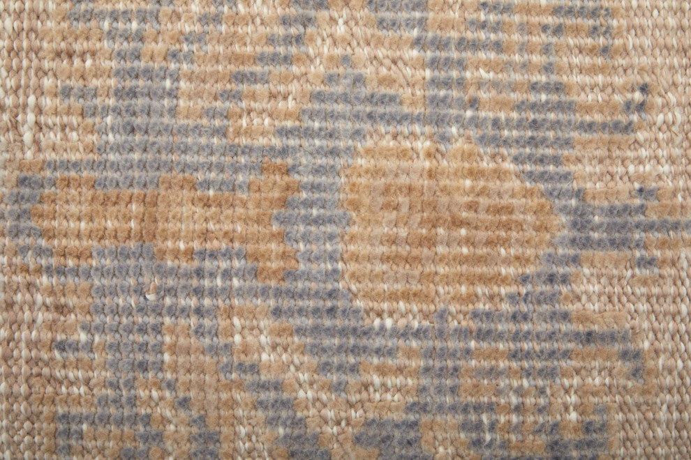 Weave & Wander Tierney Eco Friendly PET Oushak Rug, Ivory/Tan, 8'x10'