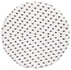 Tobias Rattan Bar Stool, Dark Brown and White, Diamond