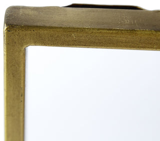 Gewnee 32x1x32" Poppy Mirror with Gold Metal Frame