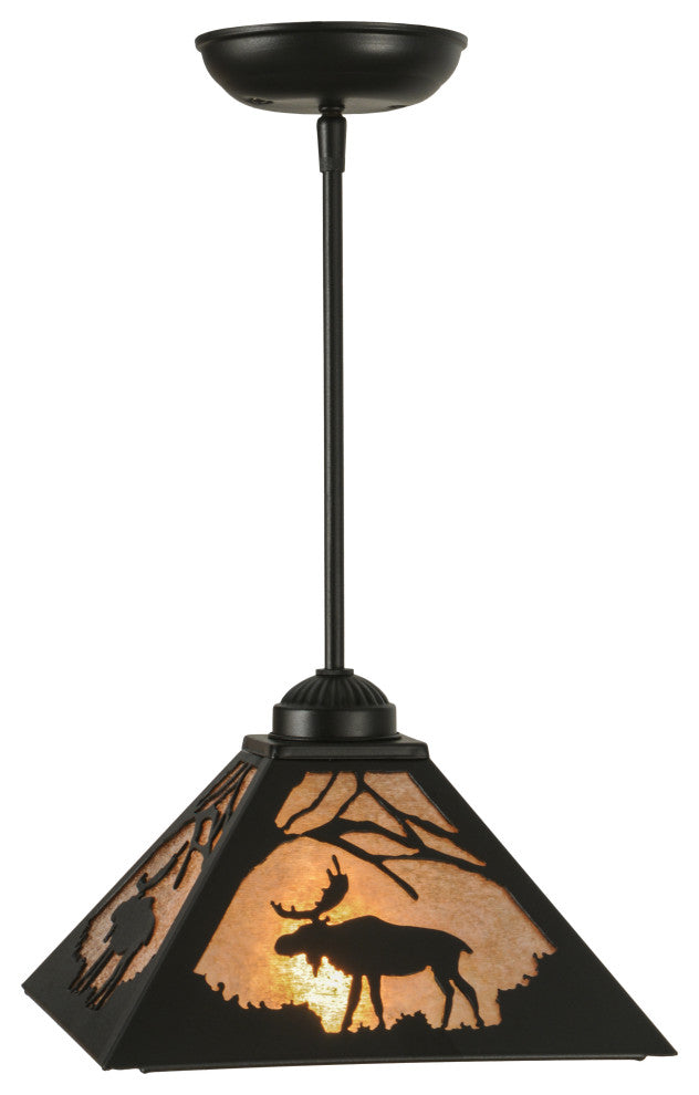 10Sq Lone Moose Mini Pendant